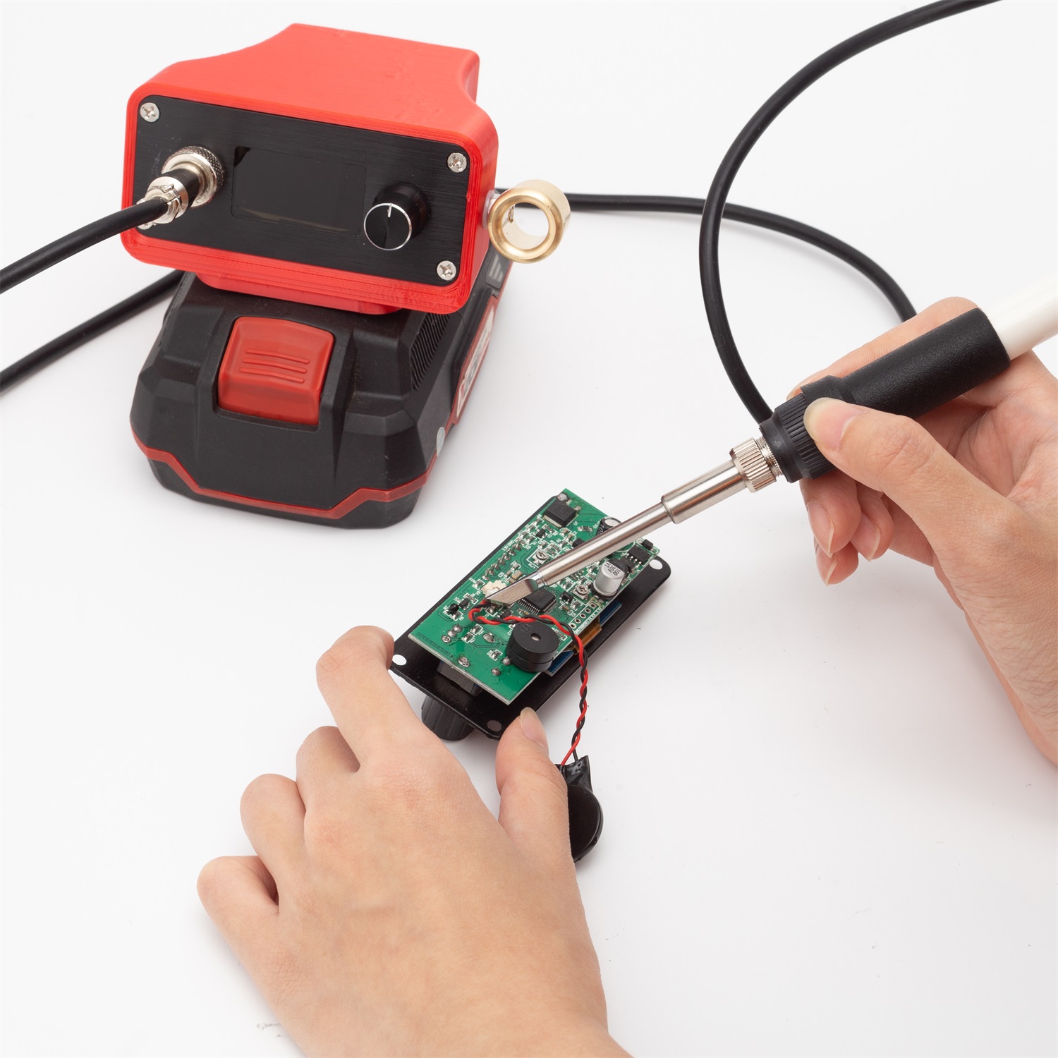 Fast Heat Up OLED T12 Solderin - Soldering Station T12 Oled ulasan dan harga