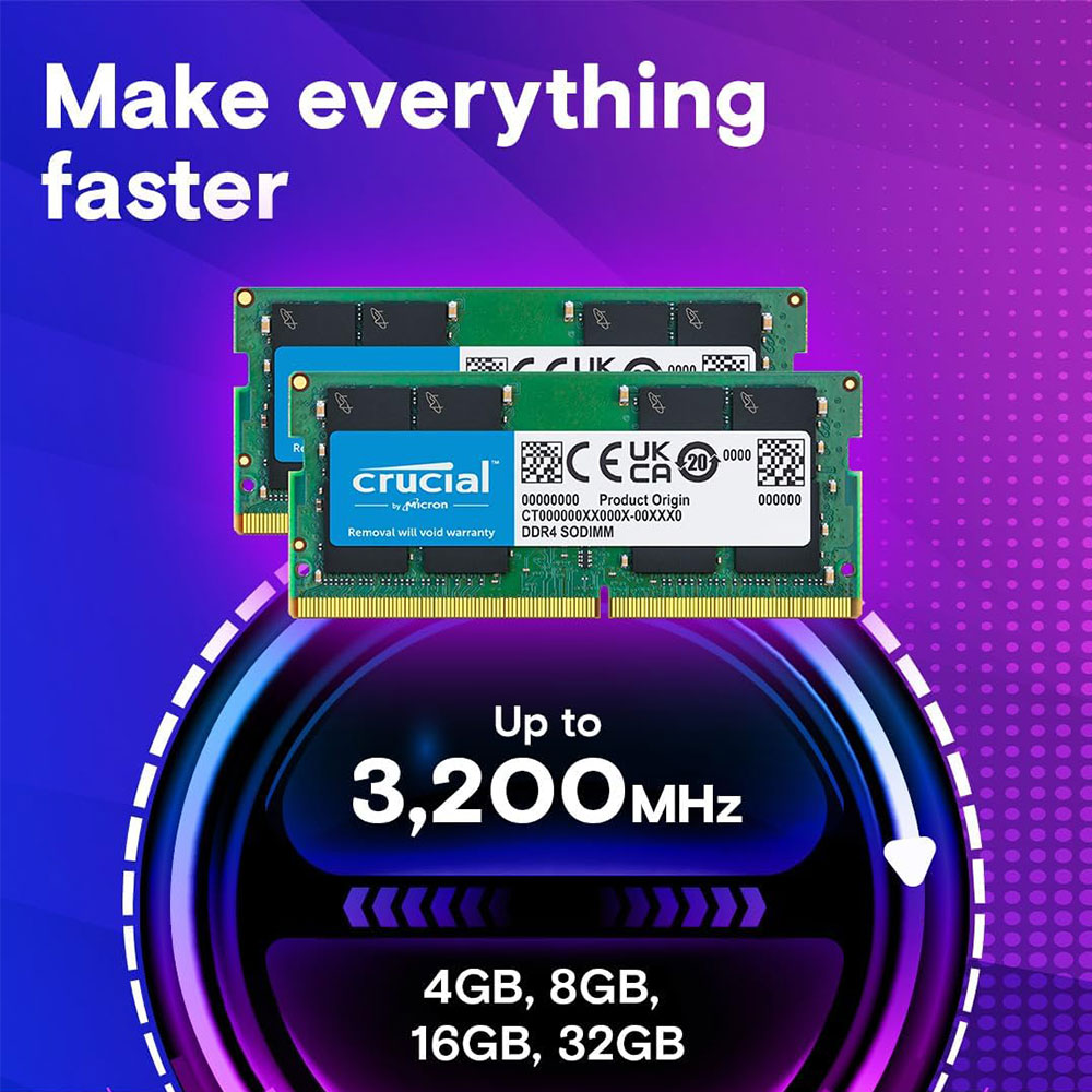 Crucial Memory Laptop RAM DDR5 - Khadas Vim4 8Gb ulasan dan harga