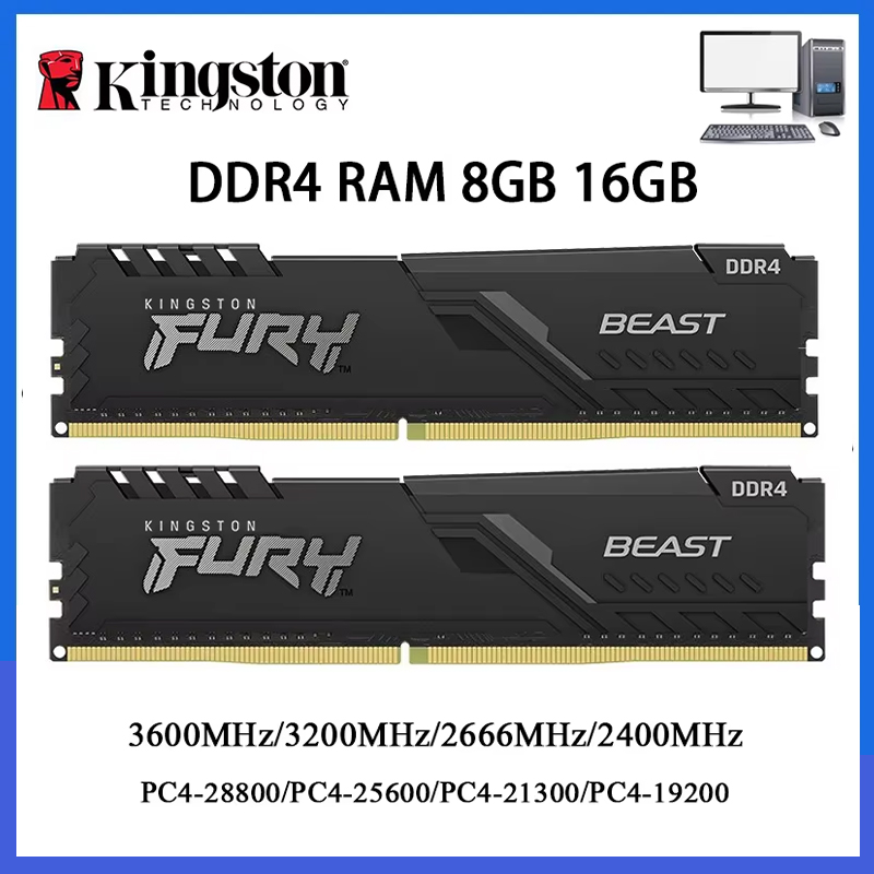 DDR4 Kingston BEAST RAM 3200MH - Khadas Vim4 8Gb ulasan dan harga